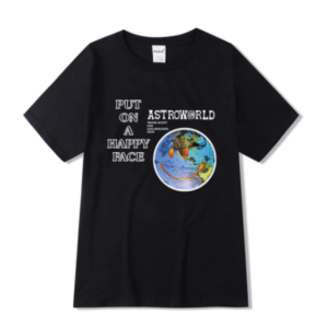 Astroworld Put on a Happy Face Shirt Front