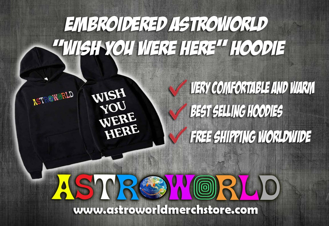 Embroidered AstroWorld Hoodie (High Quality)